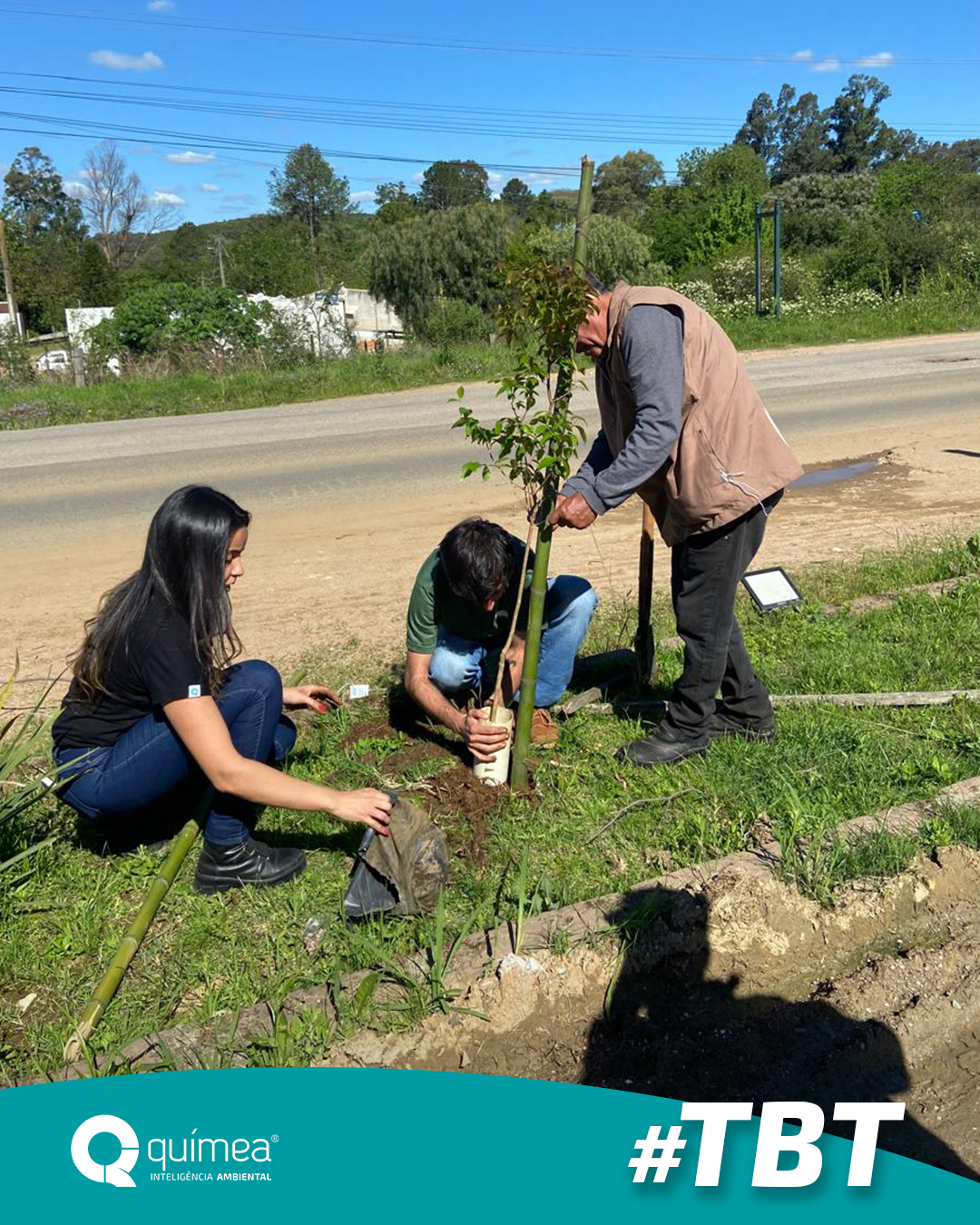  #TBT de um dia de plantio em Bagé/RS