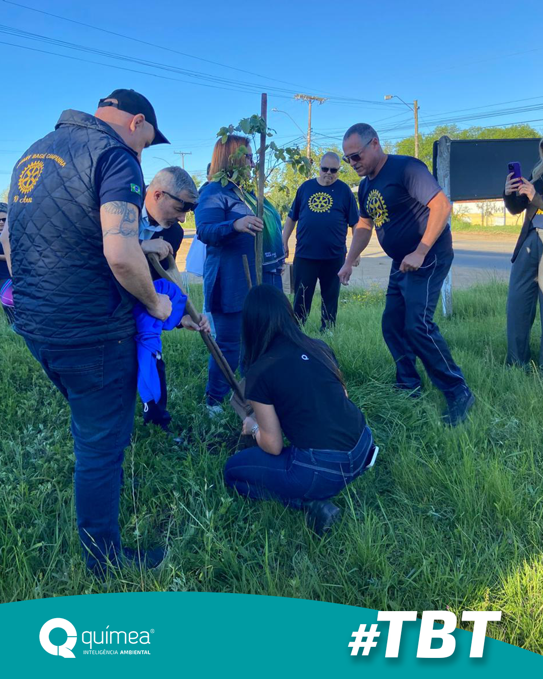  #TBT de um dia de plantio em Bagé/RS