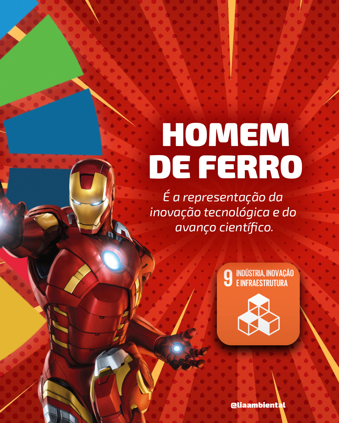 Qual ODS de cada herói dos Vingadores?