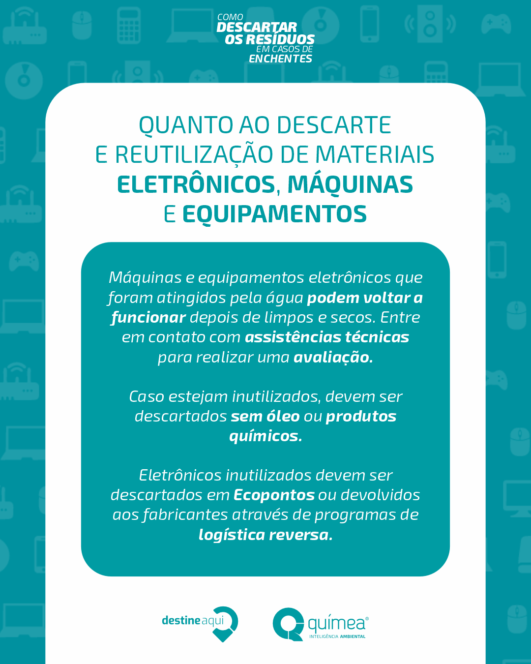 Como descartar os resíduos em casos de enchentes