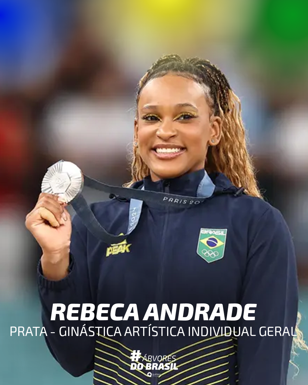 Rebeca Andrade #ÁrvoresDoBrasil 