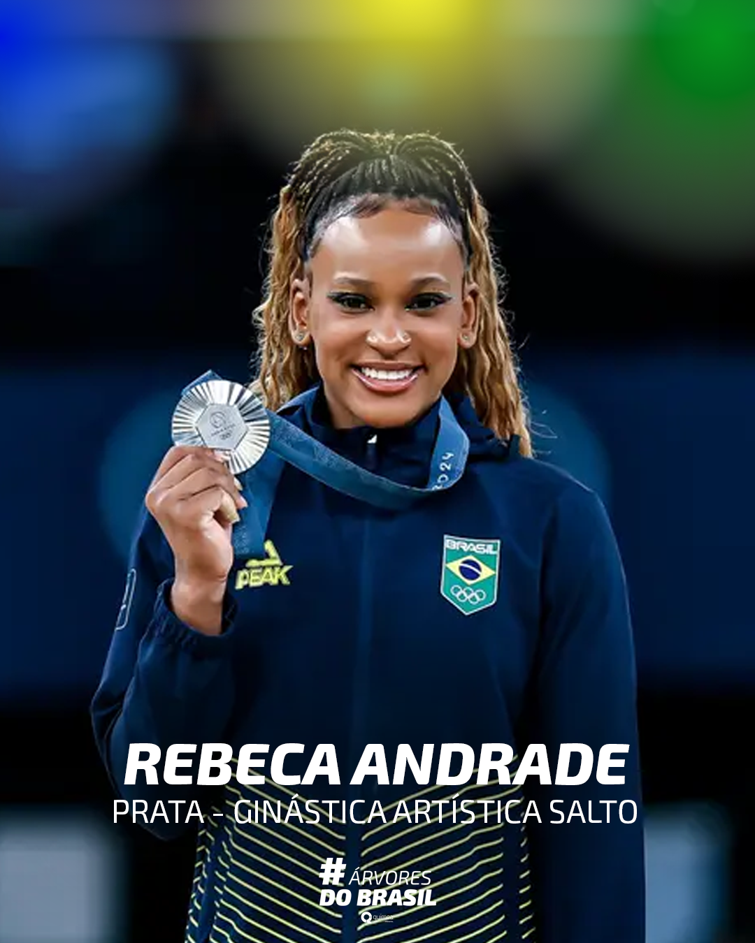 Rebeca Andrade #ÁrvoresDoBrasil 