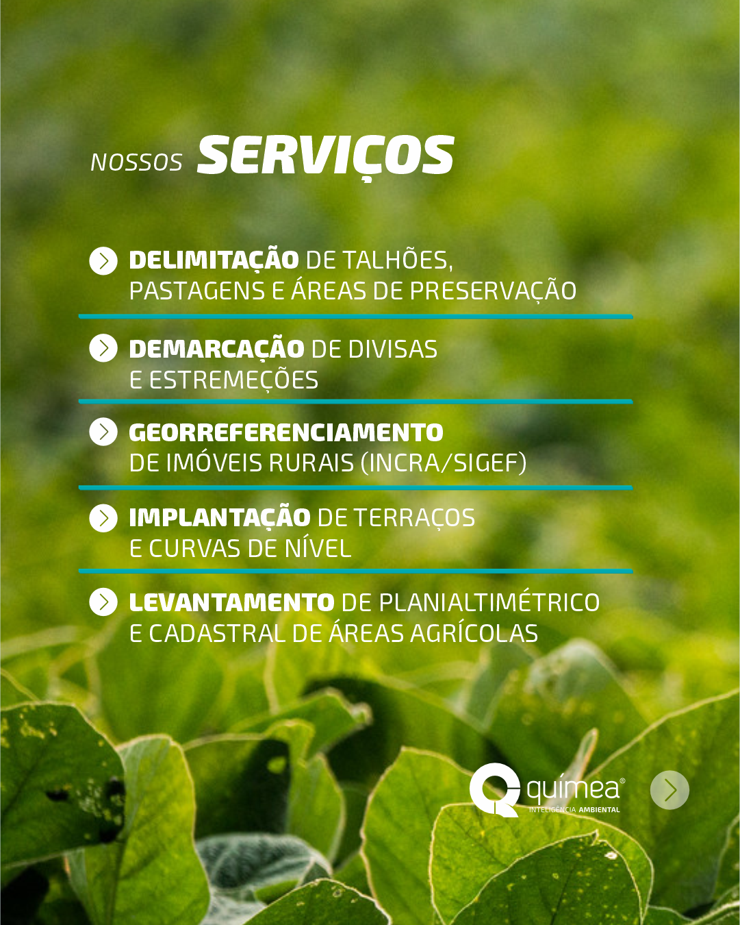 Químea Paracatu/MG tem soluções ambientais completas para o agronegócio!
