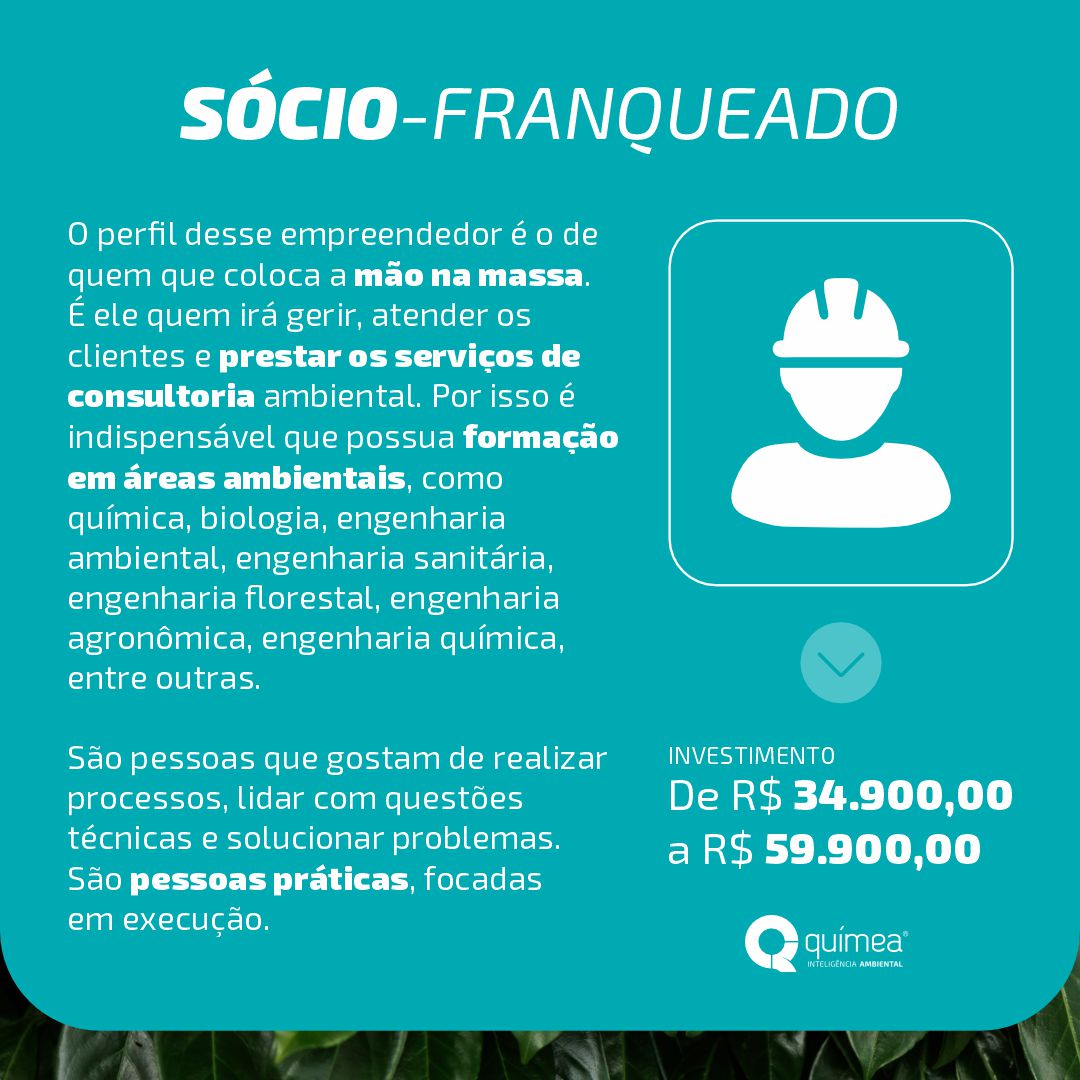 Você tem perfil para ser franqueado Químea?
