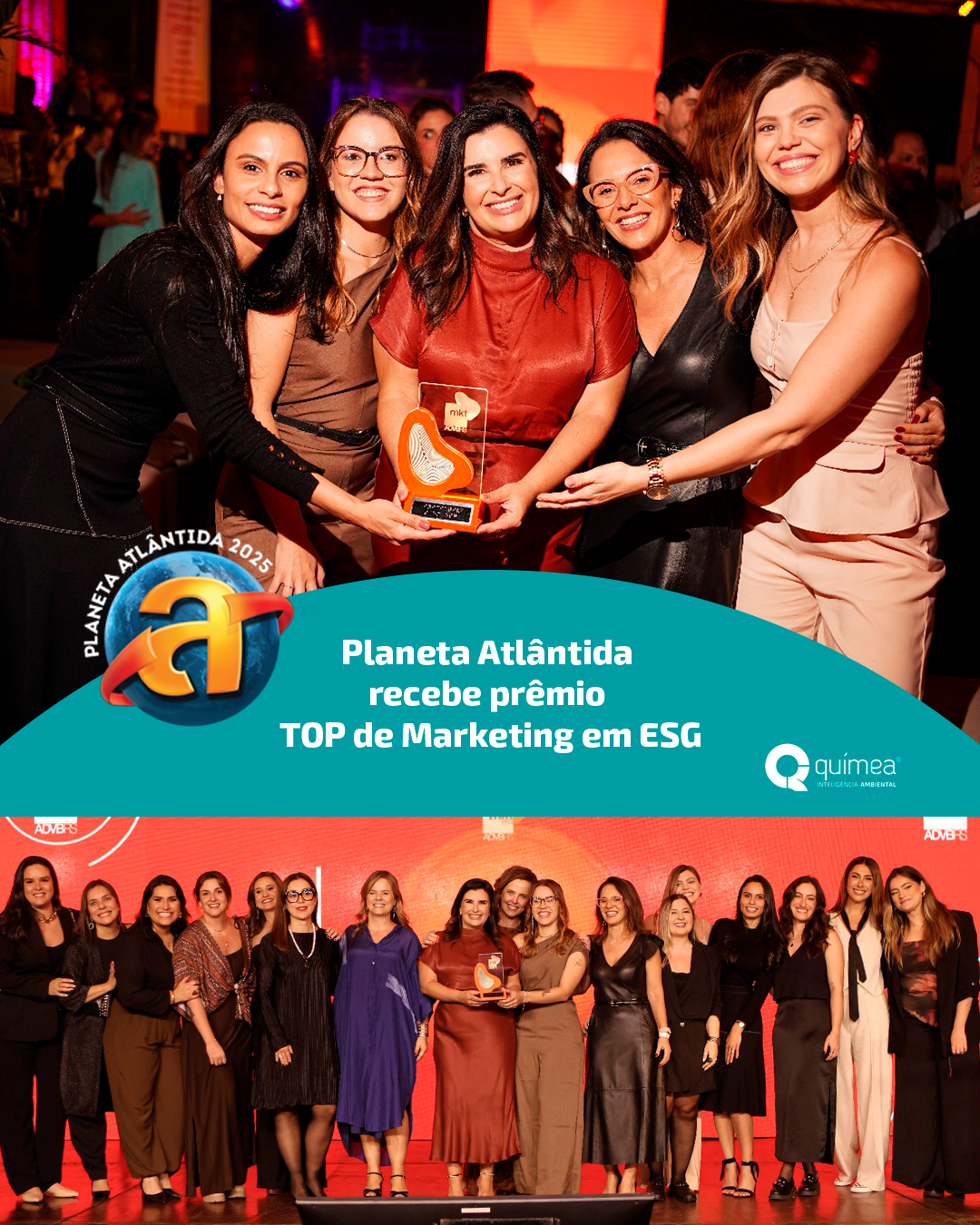 Planeta Atlântida recebe Prêmio TOP de Marketing 2025 na categoria de iniciativas em ESG