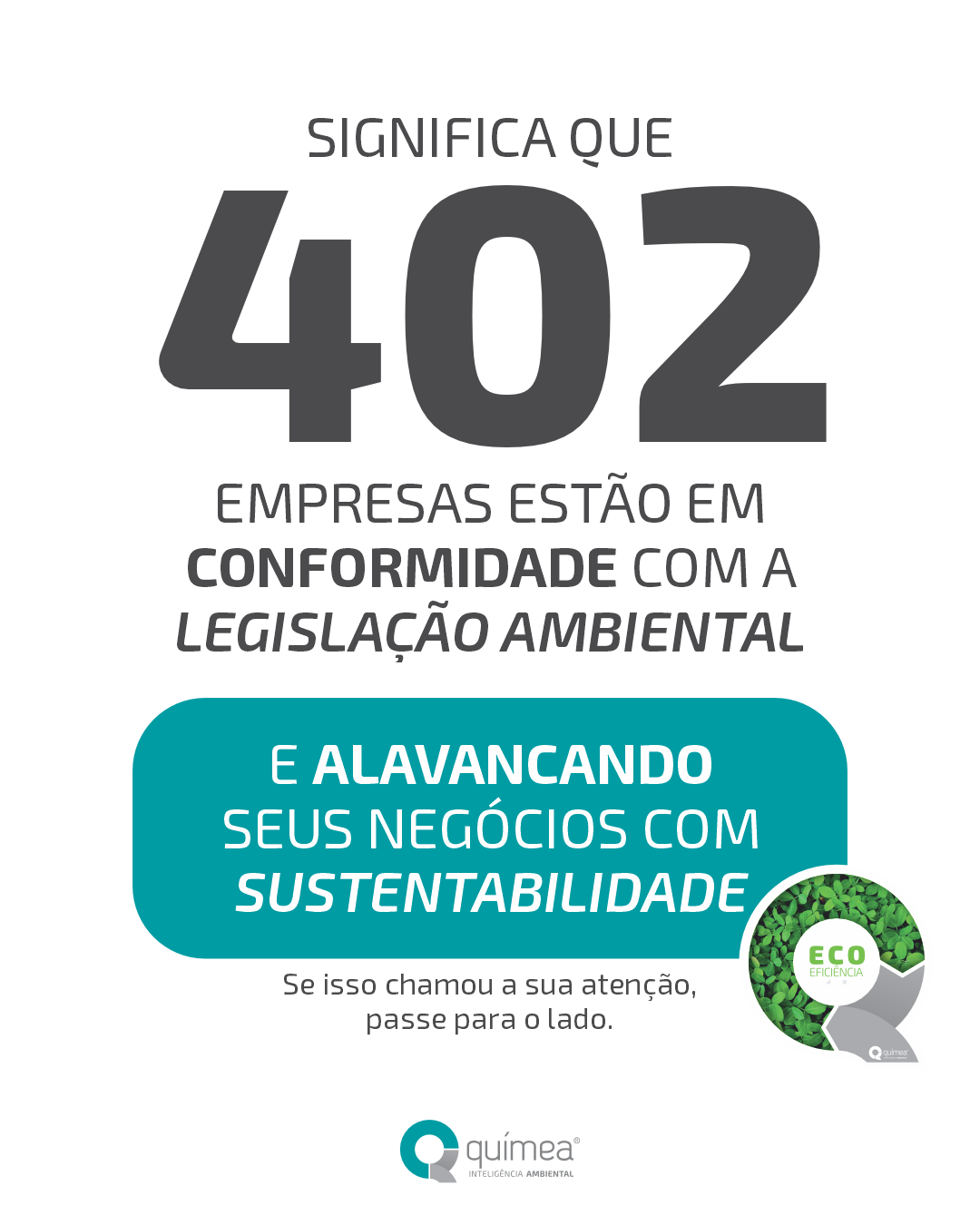 402 empresas participantes do Programa Ecoeficiência