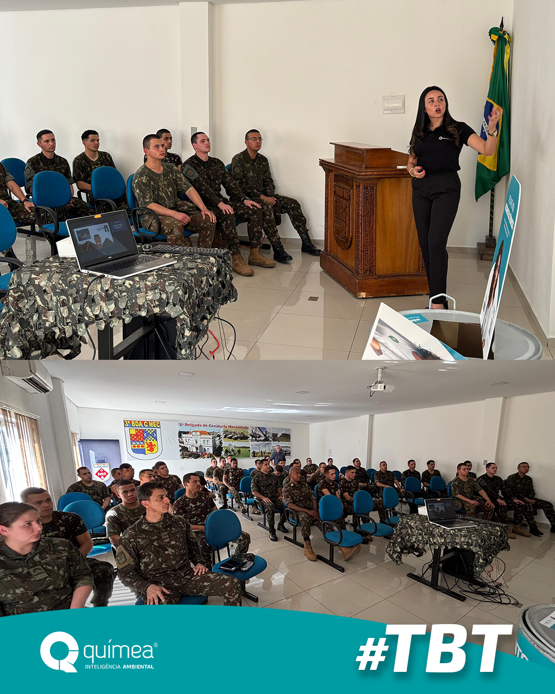  #TBT de uma ação que uniu o Exército e a Químea pelo meio ambiente