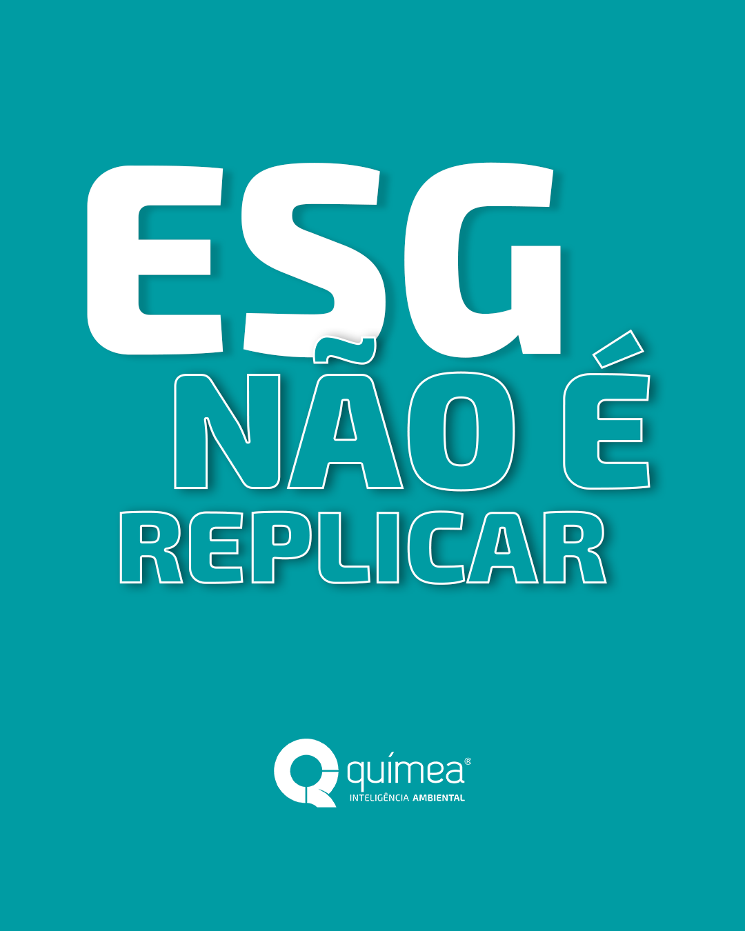 ESG não é replicar